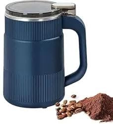 Manual Coffee Grinder with Handle – Portable Hand Crank Coffee Bean Grinder, Adjustable Ceramic Burr for Espresso, French Press, Drip & Travel Use