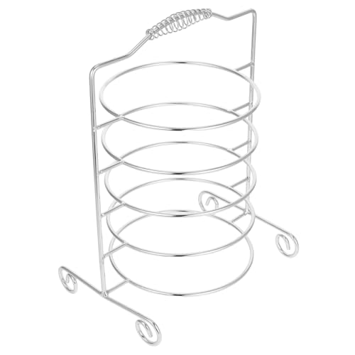 BRIGHTFUFU Iron 5-tier Food Platter Display Stand Versatile Barbecue Pan Rack for Restaurant Buffet Home Kitchens Party Accessories