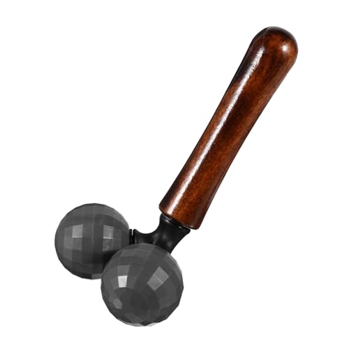 WRITWAA Shape Body and Facial Massager Tool Portable Handheld Relaxation Roller for Neck and Shoulder Relief Comfortable Fit for All Body Curves Travel-Friendly Design