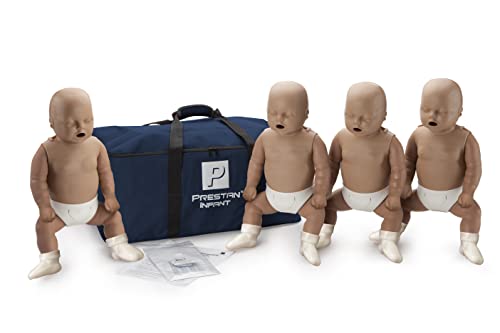PRESTAN CPR Training Manikin, 4 Infant, Dark Tone