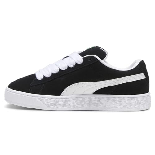 Image of PUMA Mens Suede XL Lace Up Sneakers Shoes Casual - Black - Size 4.5 M