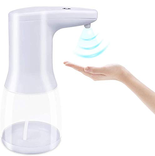 Automatic Alcohol Dispenser Soap Dispenser Infrared Induction Non-Contact Sprayer Bottles Battery Operated, 600ml Suitable for Home, Restaurant, School, Hotel