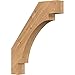 Ekena Millwork BRC04X22X26MRC00SWR 3 1/2"W x 22"D x 26"H Merced Smooth Knee Brace, Western Red Cedar