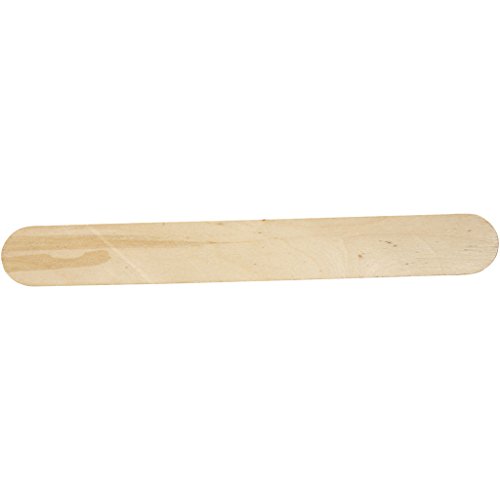 Creativ 100263 - Varillas de hielo extra largas y anchas, largas, gruesas, longitud: 20 cm, ancho: 25 mm, abedul, 15 piezas, madera