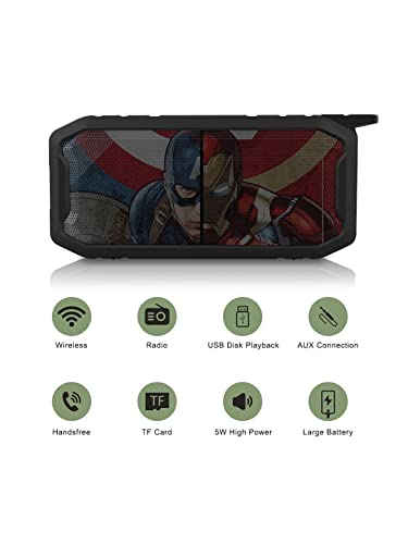 Image of Macmerise Bluetooth Speaker Man VS Machine Melody Bluetooth Speaker, Multicolor