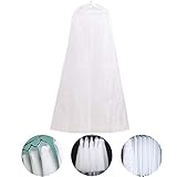  ZNEN Funda Protectora Transpirable Para Prendas Vestido Noche Bolso Traje Cubierta Vestidos Noche Boda Ropa Transparente Para Vestidos De Noche Trajes Abrigos, Portatrajes 180 cm