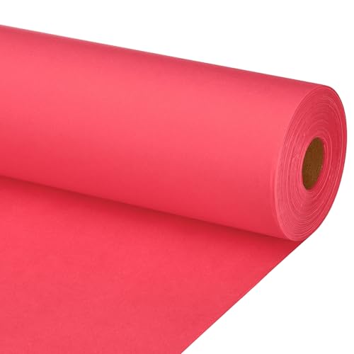 Papier kraft rouge 80 GSM rouleau 90cm x 40M d'emballage élégant