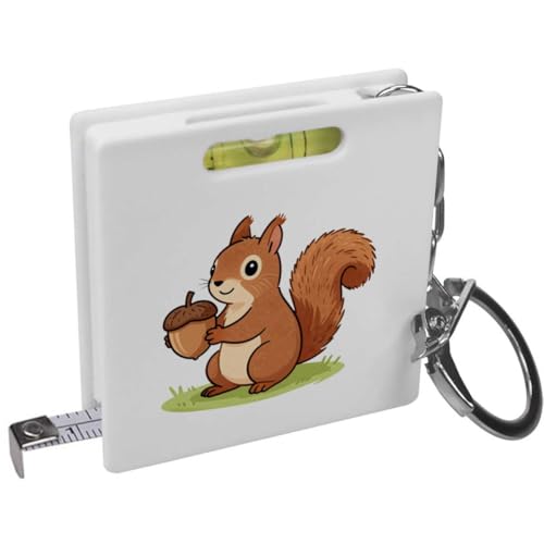 Mini cinta métrica Azeeda con llavero y nivelador