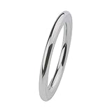 ss honor ring original  Ernstes Design Vorsteckring, Beisteckring, ED vita Ring, Ring Edelstahl glänzend 2mm R253 (64 (20.4))