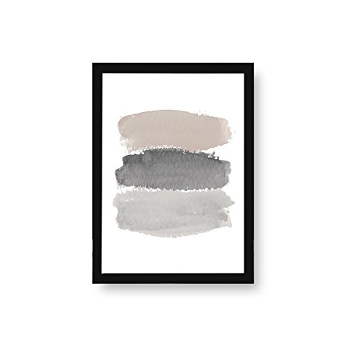 Kenay Home Lámina A3, Papel, Blanco y Gris, 297 x 420 mm