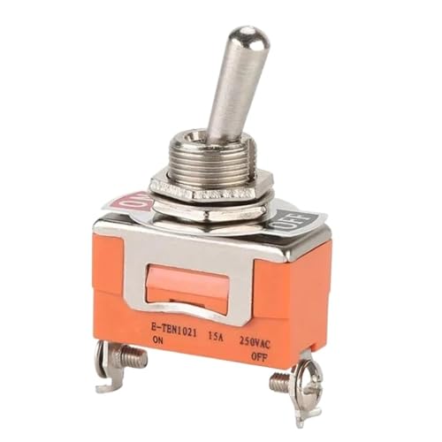 Interrupteur E-TEN 1021 SPST 15A 250V AC robuste et durable - 2 pièces