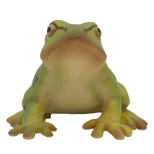 Bullyland 68401 - Spielfigur Laubfrosch, ca. 5,7 cm große Tierfigur, detailgetreu, PVC-frei, ideal als kleines Geschenk für Kinder ab 3 Jahren, Grün