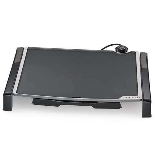 Presto-XL-07073-Electric-Tilt-N-fold-Griddle-19-Black Presto XL 07073 Electric Tilt N fold Griddle 19 Black