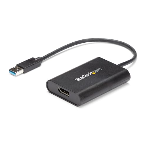 StarTech.com USB auf DisplayPort Adapter - USB zu DP 4K Video Adapter - Dual Monitor Adapter - USB 3.0 - 4K 30Hz