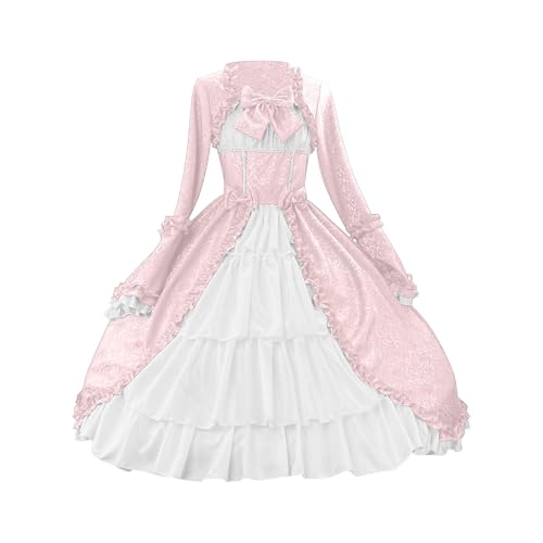 2025 Mittelalter Kleidung Damen Renaissance Prinzessin Kleider Barock Rokoko Kleidungs Lolita Abendkleider Cocktailkleid Party A-Linie Kleid...