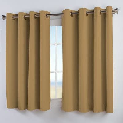 Ricardo Elegance Grommet Panel, 54" W x 45" L, Café au Lait