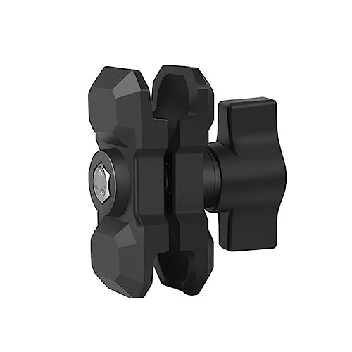 Reliability Aluminum Alloy with Double Socket Arm for 25mm /1-Inch Ball Mount Base Easy to Use Accessories Mounting Base Holder