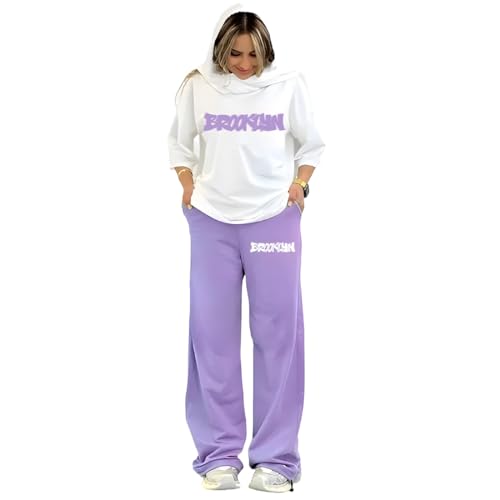 Image of My Swag Womens Co Ord Set Half Sleeve Loose Fit Cotton T-Shirt & Trouser for Women & Girl