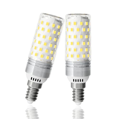 LUTW Lampadina LED E14, 10W Luce Luce Fredda 6000K, Lampadina Alogena E14 Equivalenti a 130W, LED Mais 1510LM, Non dimmerabile, AC 220-240V, 2 Pezzi