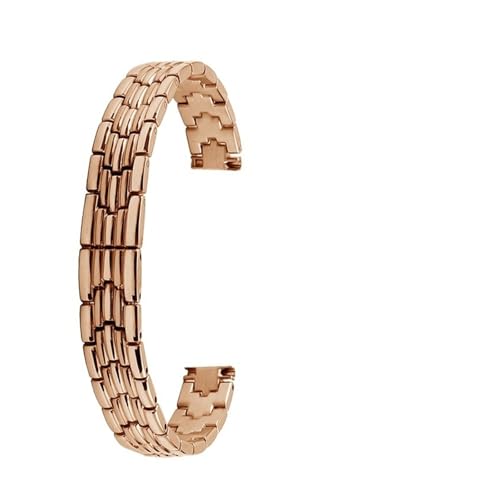 HuanJ X`[Xgbv 8mm 10mm 12mm 14mm X fB[X t@bV oh uXbg voh ANZT[(Rose Gold,8mm)