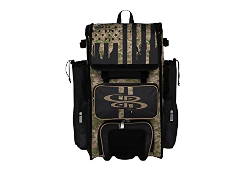 Boombah Rolling Superpack 2.0 Baseball/Softball Gear Bag
