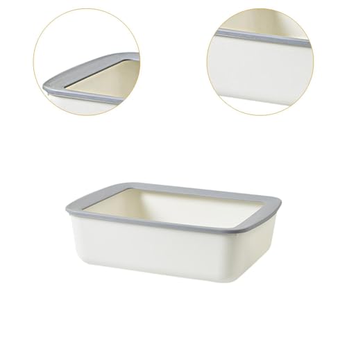 Bandeja para arena para gatos con borde abierto 41x31x12.5 cm miniatura 3
