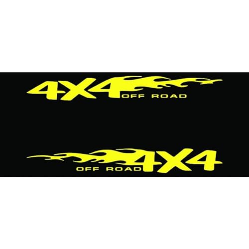 Pegatinas Coche para Toyota Hilux Tacoma Tundra, 2 Pegatinas de Vinilo para decoración de Rayas Todoterreno 4x4