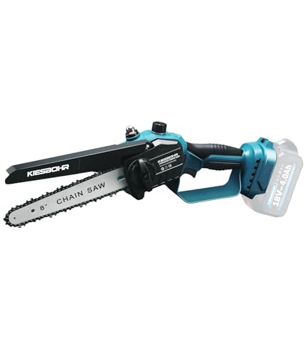KIESBOHR CS001 20cm Bürstenlose Mini Akku Kettensäge Kompatibel Makita 18V
