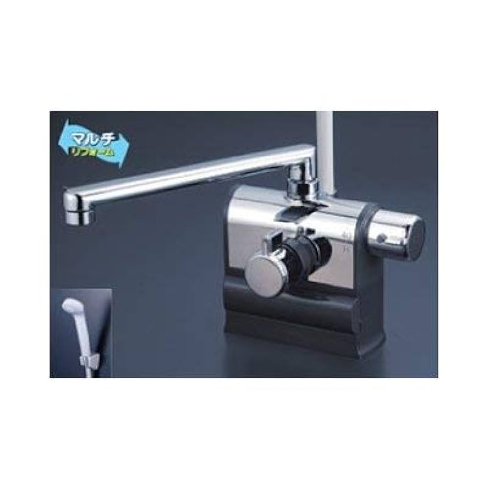 Amazon | KVK デッキ形サーモスタット式シャワー 右ハンドル仕様