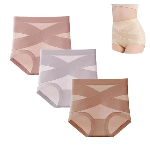 High Waist Shaping Panties and Leakproof,Leakproof Tummy Control Underwear,Seamless Cotton Briefs