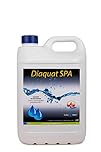 Algicida ULTRACONCENTRADO DIAQUAT SPA 5 L no espumante - Efecto CLARIFICANTE de Larga duracion - Antialgas de acción rápida - Apto para Liner