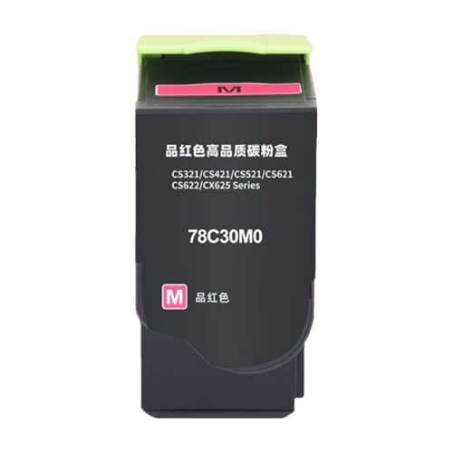 Toner rouge 78C30M0 éclatant haute densité pour Lexmark CX421 et CS421