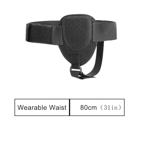 Faja para Hernia Umbilical Ajustable Negra, Talla S miniatura 2