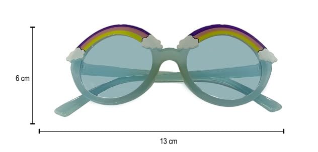 Image of Rainbow designed Round Sunglasses Suitable & trendy for boys n girls aged between 3-10 yrs