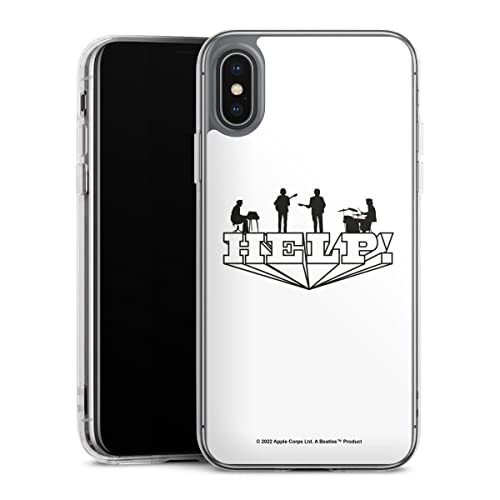 DeinDesign Coque magnétique Coque avec MagSafe Compatible avec Apple iPhone X The Beatles Help! Rock ‘n’ Roll - Les Beatles, Paul McCartney, John Lennon, RIngo Starr, George Harrison DeinDesign Coque magnétique Coque avec MagSafe Compatible avec Apple iPhone X The Beatles Help! Rock 'n' Roll