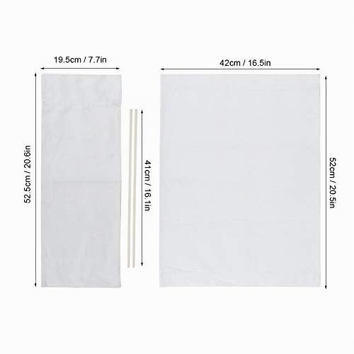Miniatura 2 de Funda Para Silla De Director, 1 Juego De Lona Para Silla De Director, Asiento De Repuesto, Kit De Funda Para Sillas Plegables Portátiles, Tela Para Lienzo, Material Para El Hogar, Accesorios Blanco
