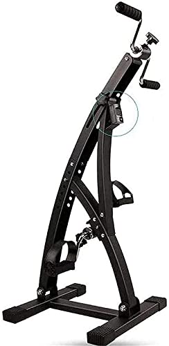 Image of Portable Pedal Exercise Electric Pedal Mini Rehabilitation Machine Pedal Exerciser with LCD Monitor, Elderly Exercise Biker for Upper and Lower Limbs Rehabilitation Trainer Adjustm