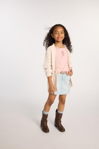 Image of The Children's Place Girls' Long Sleeve Open Front Knit Cardigan