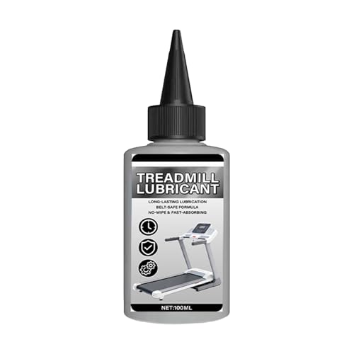 Lubricante de silicona para correas de cinta de correr - Lubricante silencioso | 100% de silicona puro | Cintas de correr interiores y exteriores domésticas comerciales, puertas de