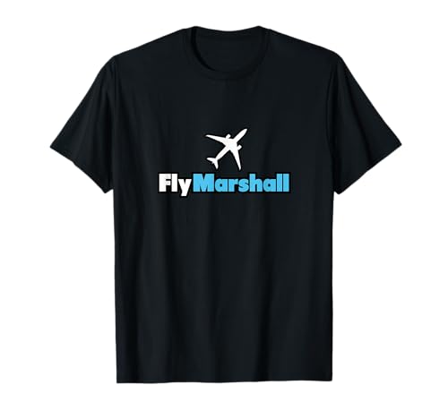 Logotipo de aviación FlyMarshall – El cielo no es el límite Camiseta
