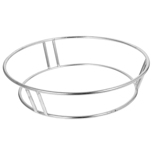 HYTROVE ステンレス製ポットラック 中型耐熱鍋受け台 キャンプ用軽量アウトドア対応 多機能調理器具アクセサリー 卓上保護と安定サポート