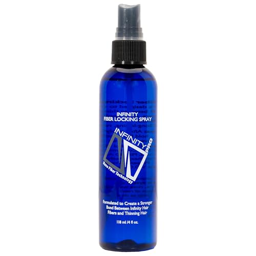 Infinity Hair Fiber - Strong Hold Spray for Hair Building - Help Hairs Fillers against Wind, Rain, Perspiration for Men & Women - 4 Fl Oz