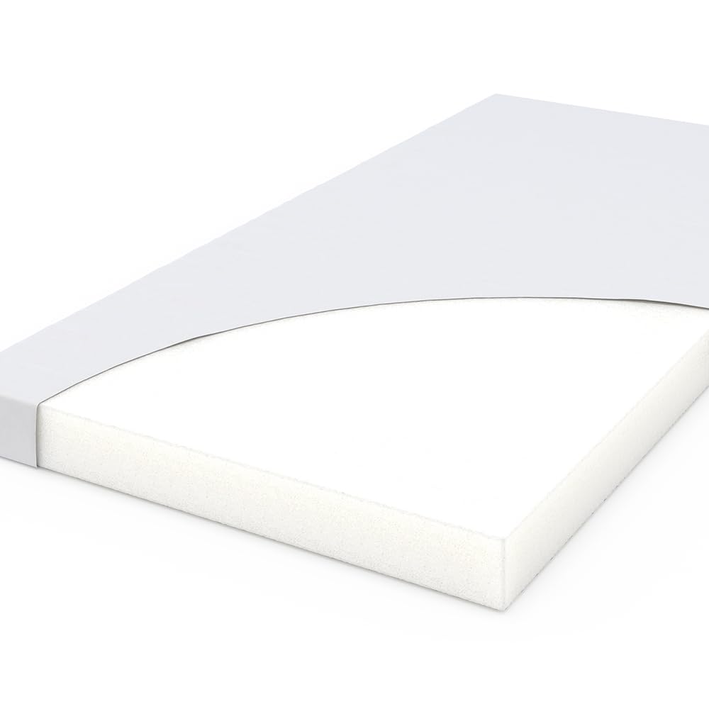 VitaliSpa Matelas pour Enfants, Blanc, 80x150cm H2 Degré de dureté, Convient aux Lits pour Enfants et Adolescents, Lavable en Machine