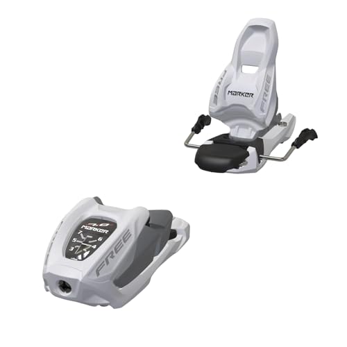 Marker 2021 Free 7 White/Silver B95 Ski Bindings