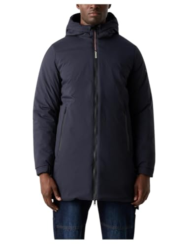 Ecoalf Para Hombre. MCMGAJKPASU00050W25-161 Abrigo Pasu Marino (Xl), Casual, PoliéSter Reciclado, Sostenible - 4