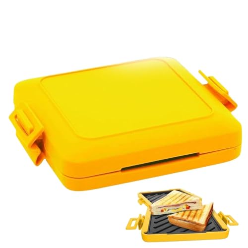 Nuovo Tostapane Per Microonde 2024, Tostapane Per Microonde Micros Munchy, Riscaldamento Rapido, Piastre Antiaderenti E Lavabili In Lavastoviglie(Yellow)