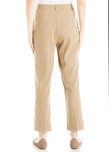 Max Studio Women's Soft Twill Pleated Pant with Pockets4