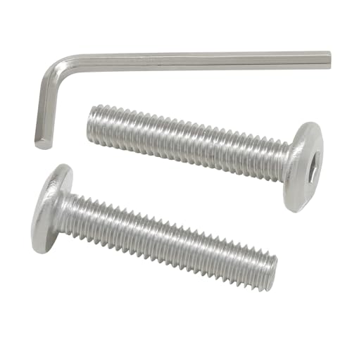 Zorveiio 30�� M6-1.0 x 30mm �Z�p�\�P�b�g�w�b�h�L���b�v�X�N�����[�A304�X�e�����X�X�`�[���o�C���f�B���O�X�N�����[�t���b�g���E���h�w�b�h�ADIY�v���W�F�N�g/�����ԗp�̑S�˂��t���Ƌ�