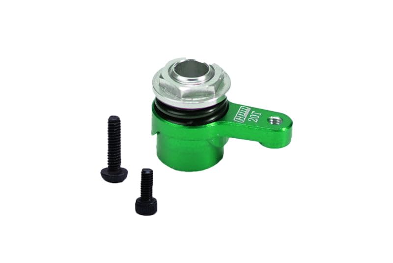 Aluminum 7075 20T Servo Horn with Built-in Spring for Losi 1/18 Mini LMT 4X4 Brushed Monster Truck RTR-LOS01026 Upgrade Parts - Green