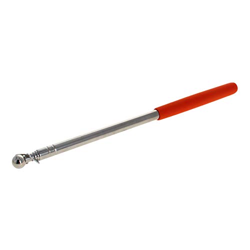 Image of Othmro 1Pcs Hollow Telescopic Teachers Pointer, Teaching Pointer Stick for Classroom, Metal Hand Retractable Pointer Extended Length 39.4 inch, Handheld Presenter Whiteboard Pointer (Orange)